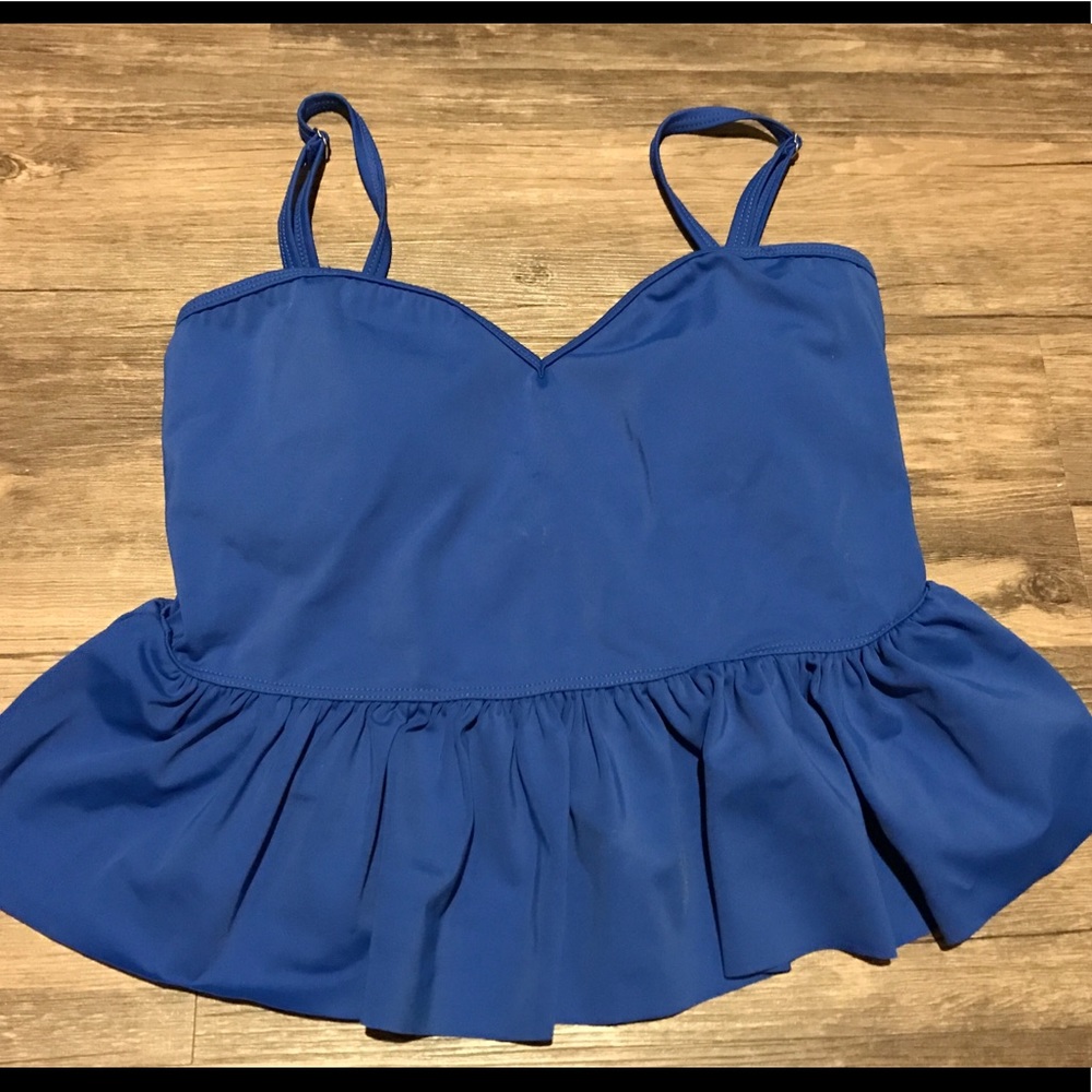 Kortni Jeane Sweetheart Peplum Swim Top
